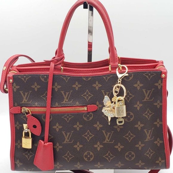 100% Auth Louis Vuitton Lock & Key with unbranded Bagcharm, Keycharm, Keychain - Picture 1 of 7